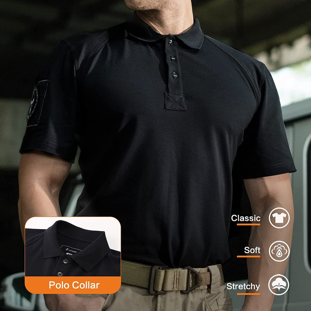 Men's Tactical Classic Fit Performance Polo Short Sleeve-2