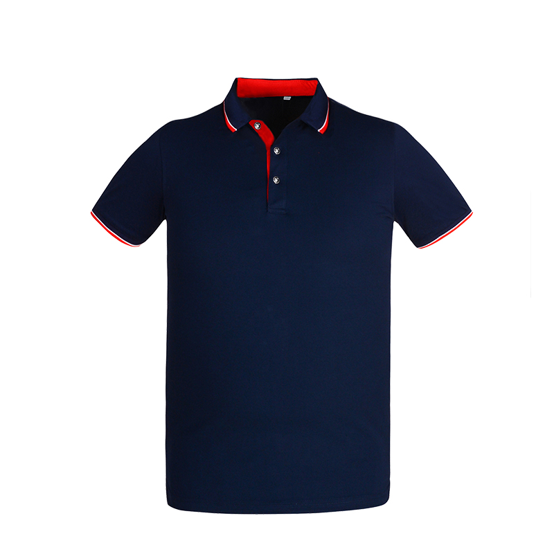 Quick-Dry Polo Work T-Shirt – Moisture-Wicking with Stretch Cuffs & Turn-Down Collar