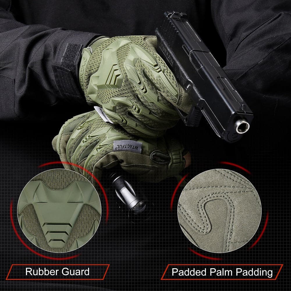 Paintball Bicycle Rubber Protective Anti-Skid Glove-1